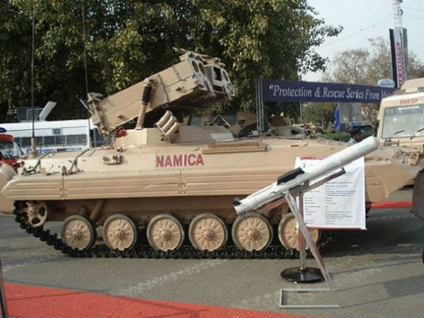 6.നാഗ് മിസൈൽ കാരിയർ (എൻഎഎംഐസിഎ)