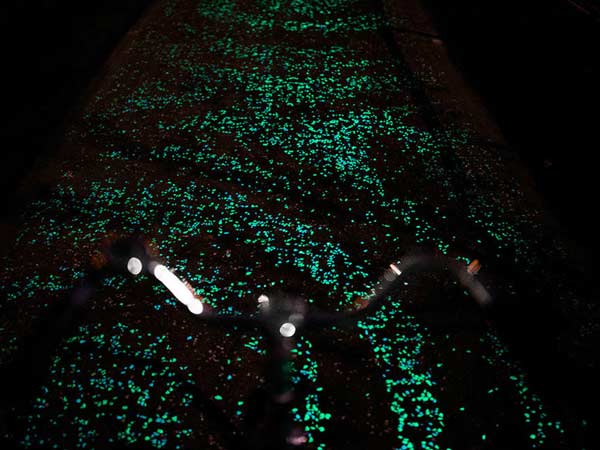 റോഡുകൾ തന്നെ സ്വയം തിളങ്ങുമ്പോൾ എന്തിന് തെരുവുവിളക്കുകൾ?