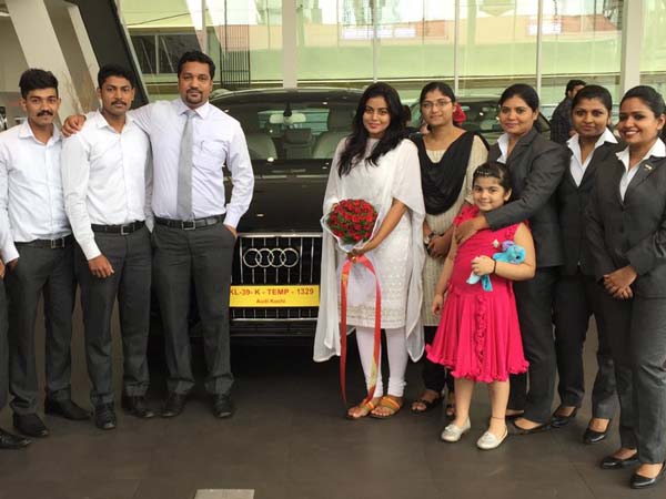 ഒടുവിൽ ഷംനയ്ക്കും ഓഡി!