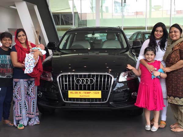 ഒടുവിൽ ഷംനയ്ക്കും ഓഡി!