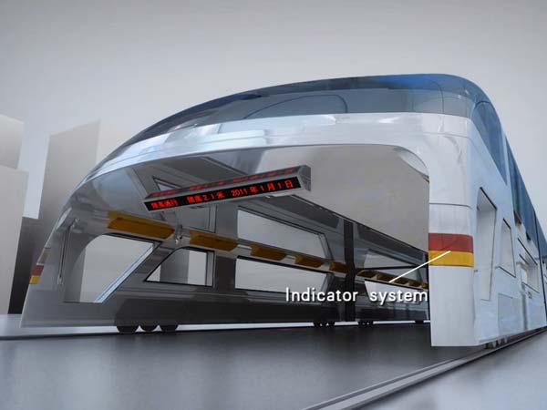 വിസ്മയിപ്പിക്കുന്നൊരു ബസ് യാത്ര ചൈനയിലുടൻ യാഥാർത്ഥ്യമാകും