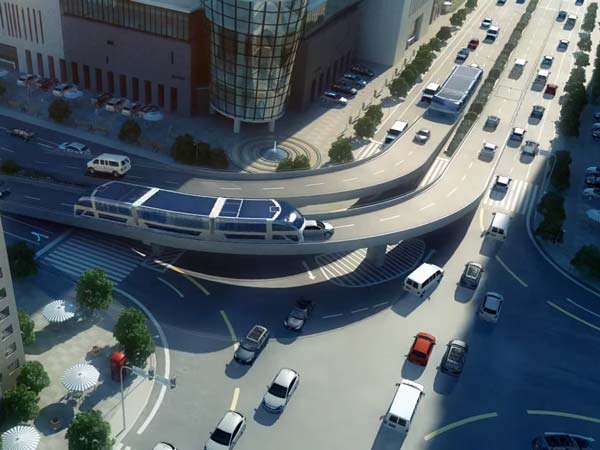 വിസ്മയിപ്പിക്കുന്നൊരു ബസ് യാത്ര ചൈനയിലുടൻ യാഥാർത്ഥ്യമാകും