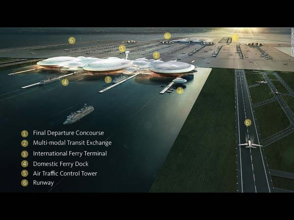 വേറിട്ടൊരു യാത്ര സമ്മാനിക്കൻ ഫ്ലോട്ടിംഗ് എയർപോർട് ലണ്ടനിൽ