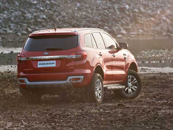 എൻഡവറിന്റെ പുതുക്കിയ ദില്ലി എക്സ്ഷോറൂം വില: