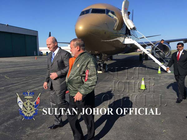 മലേഷ്യൻ സുൽത്താന്റെ പ്രൗഢിക്കൊത്ത സ്വർണവിമാനം!!!