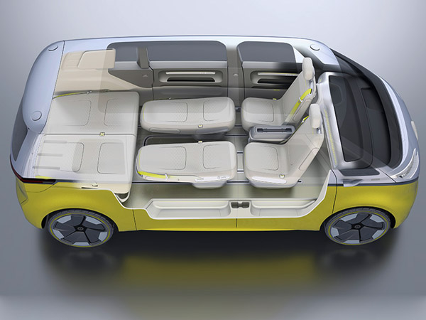 ഫോക്സ്‌വാഗൺ ആദ്യ ഓട്ടോണമസ് മൈക്രോബസിനെ അവതരിപ്പിച്ചു...