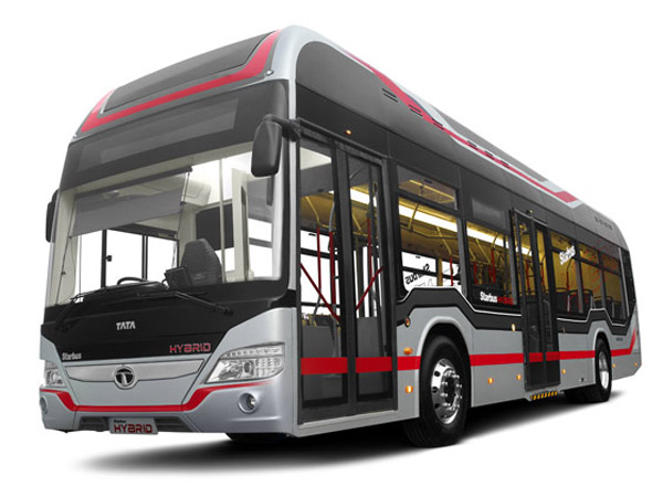 ഇലക്ട്രിക്-ഹൈബ്രിഡ് ബസുകളെ അവതരിപ്പിച്ച് ടാറ്റ....