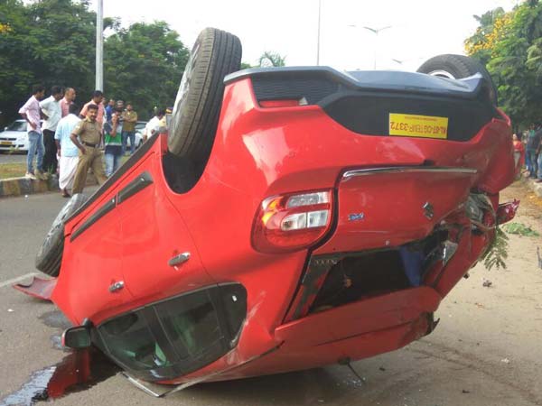 വാക്ക് പാലിച്ച് മാരുതി; ഇടിയിലും കരുത്ത് കാട്ടി ബലെനോ ആര്‍എസ്