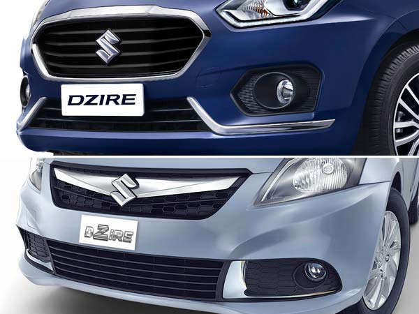 മാരുതി ഡിസൈര്‍ v/s മാരുതി സ്വിഫ്റ്റ് ഡിസൈര്‍; ചില അതിശയിപ്പിക്കുന്ന മാറ്റങ്ങള്‍!