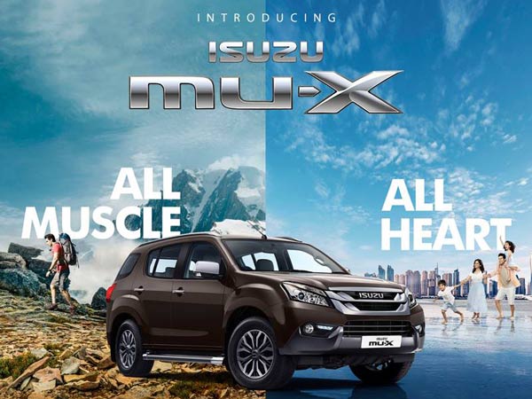 ഫോര്‍ച്ച്യൂണറിനെ വെല്ലാന്‍ ഇസുസു MU-X എത്തി