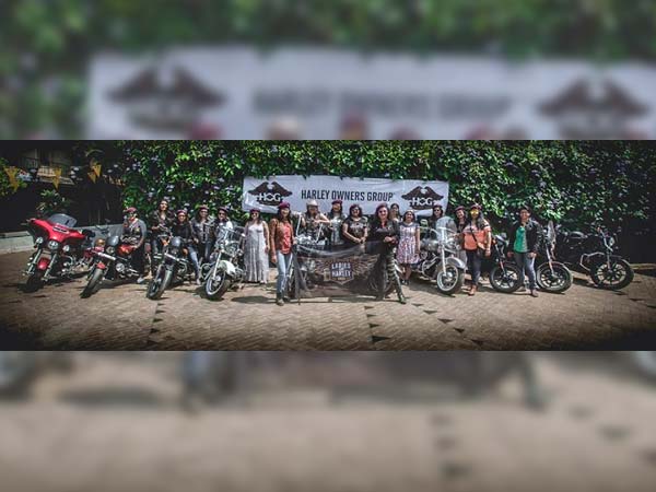 ഹാര്‍ലിയുടെ 'പെണ്‍പട' ഒരുങ്ങി; കര്‍ണാടക ലക്ഷ്യമാക്കി ആദ്യ റൈഡ്