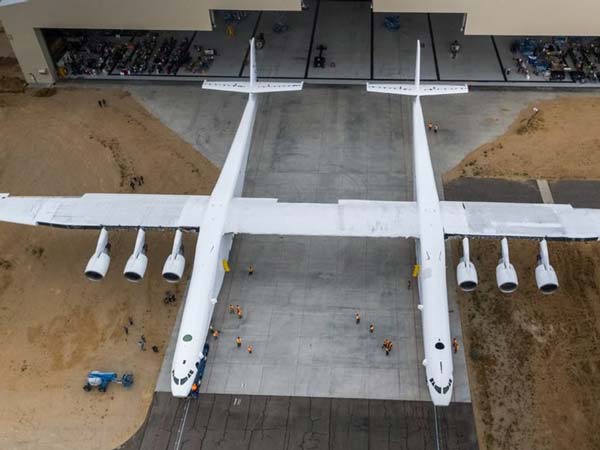 ലോകത്തിലെ ഏറ്റവും വലിയ വിമാനം ഒരുങ്ങി