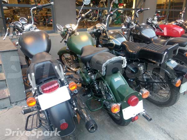 മിലിട്ടറി ഗ്രീന്‍ റോയല്‍ എന്‍ഫീല്‍ഡ് ബംഗളൂരുവില്‍; അപ്രതീക്ഷിത നിറത്തിന് പിന്നിലെ രഹസ്യം?