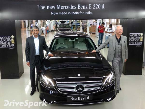 മെര്‍സിഡീസ് ബെന്‍സ് E220d ഇന്ത്യയില്‍ എത്തി; വില 57.14 ലക്ഷം രൂപ