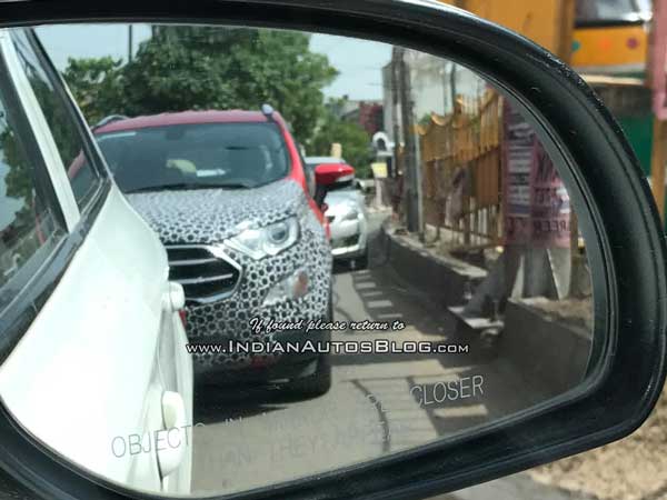 ഡിസൈനില്‍ പുതുമ?; ക്യാമറ പകര്‍ത്തിയ 2017 ഫോര്‍ഡ് ഇക്കോസ്‌പോര്‍ട് ചിത്രങ്ങള്‍