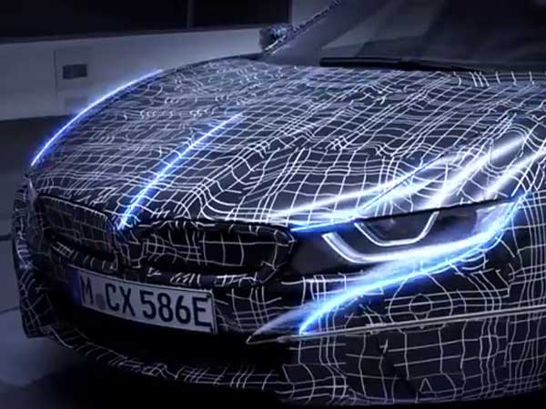 വരവിന് മുന്നോടിയായി ബിഎംഡബ്ല്യു i8 റോഡ്‌സ്റ്ററിന്റെ ടീസര്‍ എത്തി