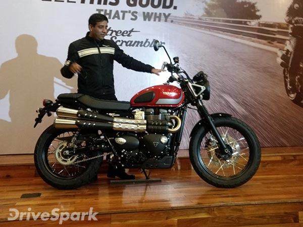 നിരത്ത് കീഴടക്കാന്‍ ട്രയംഫ് സ്ട്രീറ്റ് സ്‌ക്രാമ്പളര്‍ എത്തി; വില 8.10 ലക്ഷം രൂപ