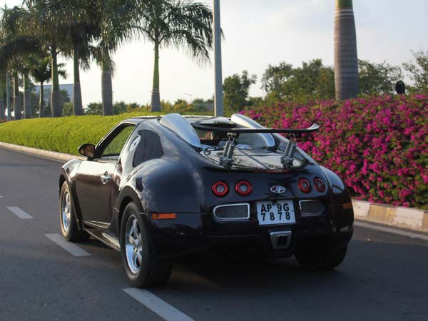 ഇത് അപാര മേക്ക്ഓവര്‍; ബുഗാറ്റി വെയ്‌റോണായി മാറിയ മാരുതി എസ്റ്റീം