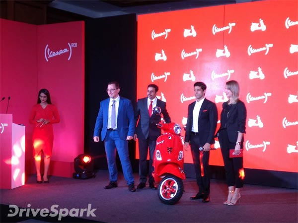 പുതിയ വെസ്പ റെഡ് വിപണിയിൽ; വില 87,009 രൂപ