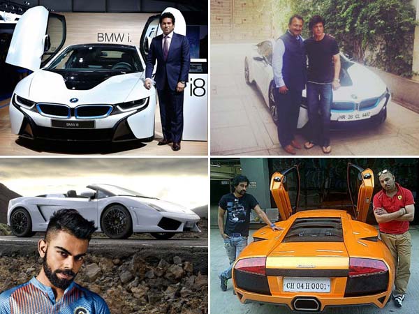 ആരുടെ കാര്‍ വേണം..സച്ചിന്റെയോ, ഷാരൂഖിന്റെയോ?; താരങ്ങളുടെ സൂപ്പര്‍കാറുകളെ നിങ്ങള്‍ക്ക് സ്വന്തമാക്കാം