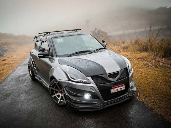 പല കസ്റ്റം സ്വിഫ്റ്റുകളെ കണ്ടിട്ടുണ്ടെങ്കിലും കൊച്ചിയില്‍ നിന്നുള്ള ഈ 'പനിഷര്‍' ഒന്ന് വേറെ തന്നെയാണ്