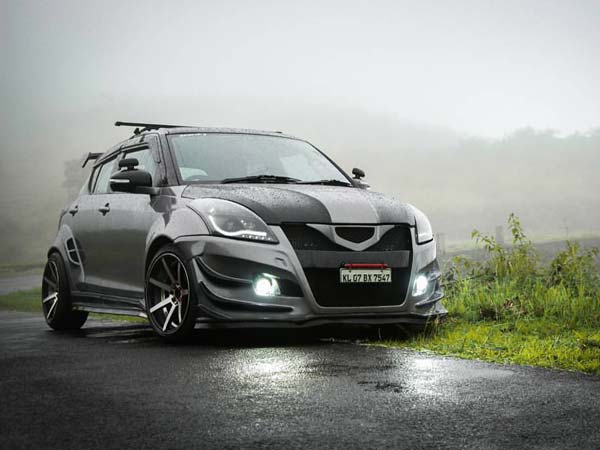 പല കസ്റ്റം സ്വിഫ്റ്റുകളെ കണ്ടിട്ടുണ്ടെങ്കിലും കൊച്ചിയില്‍ നിന്നുള്ള ഈ 'പനിഷര്‍' ഒന്ന് വേറെ തന്നെയാണ്