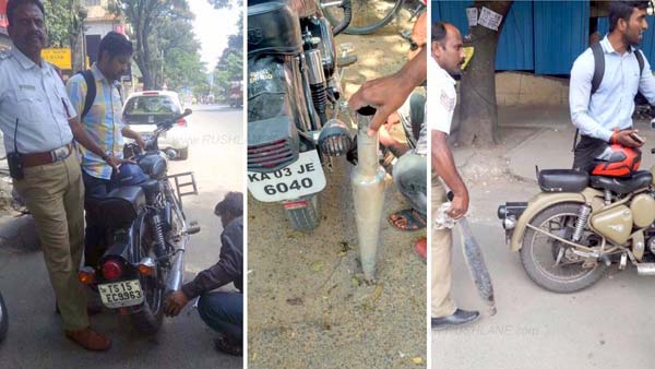 ശബ്ദത്തില്‍ കുതിക്കാമെന്നത് വ്യാമോഹം; ബുള്ളറ്റ് വേട്ട കര്‍ശനമാക്കി പൊലീസ്‌
