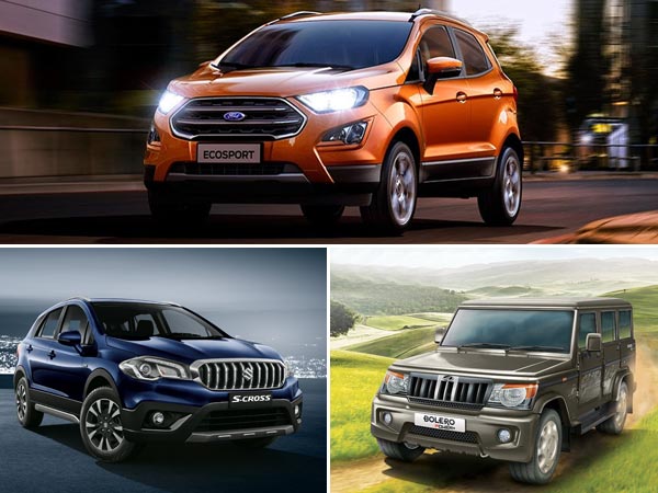 നെക്‌സോണിനെ പിന്നിലാക്കി ഇക്കോസ്‌പോര്‍ട്; ഇന്ത്യയില്‍ ഏറ്റവുമധികം വില്‍ക്കപ്പെടുന്ന എസ്‌യുവികള്‍