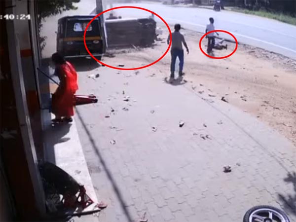 അമിത വേഗത; നിയന്ത്രണം നഷ്ടപ്പെട്ട ആള്‍ട്ടോയ്ക്ക് മുമ്പില്‍ ബലിയാടായി വാഹനങ്ങള്‍