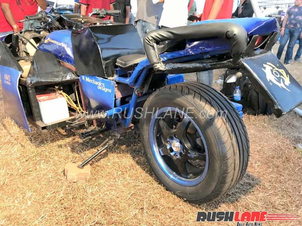 ഉപേക്ഷിക്കാന്‍ മനസ് വന്നില്ല; മാരുതി 800 നെ ബൈക്കാക്കി മാറ്റി വിദ്യാര്‍ത്ഥി