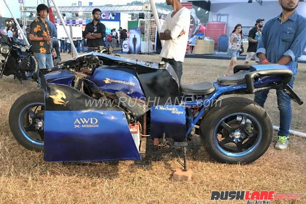 ഉപേക്ഷിക്കാന്‍ മനസ് വന്നില്ല; മാരുതി 800 നെ ബൈക്കാക്കി മാറ്റി വിദ്യാര്‍ത്ഥി