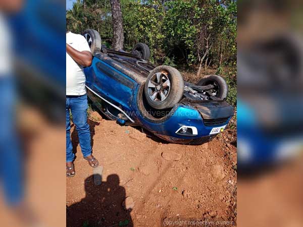 അപകടത്തില്‍ തലകീഴായി മറിഞ്ഞ് നെക്‌സോണ്‍; ടാറ്റയ്ക്ക് നന്ദി പറഞ്ഞ് ഉടമസ്ഥന്‍