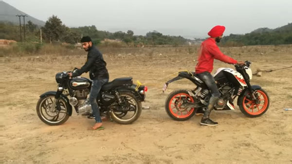 ബുള്ളറ്റും ഡ്യൂക്കും തമ്മില്‍ വടംവലി; ആരു ജയിക്കും?