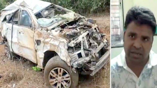 വീണത് നാനൂറ് അടി താഴ്ചയിലേക്ക്, തകര്‍ന്ന് തരിപ്പണമായി എന്‍ഡവര്‍; പക്ഷെ യാത്രക്കാര്‍ സുരക്ഷിതര്‍!