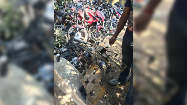 ഇറങ്ങിത്തിരിച്ചത് ഡ്യൂക്കില്‍ പുതിയ റെക്കോര്‍ഡ് കുറിക്കാന്‍; പക്ഷെ വഴിയില്‍ ബൈക്ക് കത്തി നശിച്ചു! 