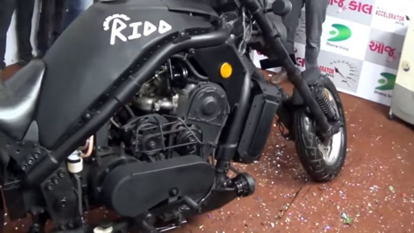 1000 സിസി ബൈക്കിനെ നിര്‍മ്മിച്ചത് കൈകൊണ്ടു, ഗുജറാത്തി യുവാവ് ലിംക ബുക്ക് ഓഫ് റെക്കോര്‍ഡ്‌സില്‍