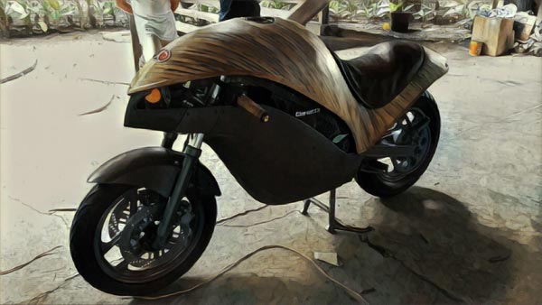 ഭാരം ആറര കിലോ, ബനാട്ടിയുടെ 'മുള ബൈക്കില്‍' അതിശയിച്ച് ലോകം