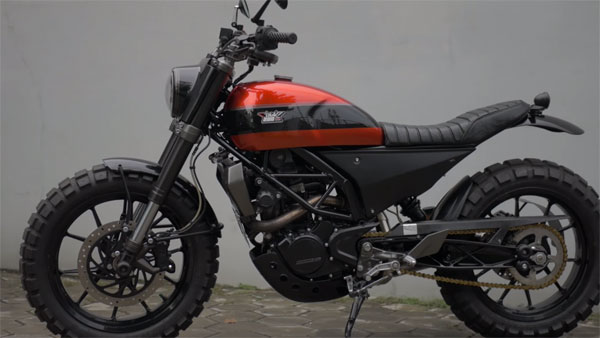 കെടിഎം 200 ഡ്യൂക്ക് സ്‌ക്രാമ്പ്‌ളറായാല്‍ — മനം കവര്‍ന്ന് ഒരു രൂപമാറ്റം