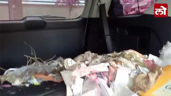 ടൊയോട്ടയുടെ സേവനത്തില്‍ അതൃപ്തി, പുത്തന്‍ ഫോര്‍ച്യൂണറില്‍ മാലിന്യം നിറച്ച് ഉടമ