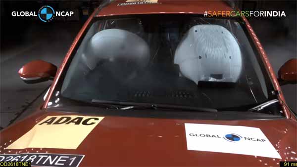 വെറുംവാക്കല്ല സുരക്ഷ, ക്രാഷ് ടെസ്റ്റില്‍ തലയുയര്‍ത്തി ടാറ്റ നെക്‌സോണ്‍