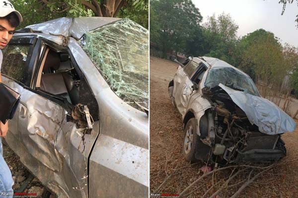 ഭീകര അപകടത്തിലും എയര്‍ബാഗുകള്‍ പുറത്തുവരാതെ XUV500 — വിശദീകരണവുമായി മഹീന്ദ്ര