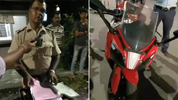 ടിവിഎസ് അപാച്ചെയിലുള്ള ഹെഡ്‌ലാമ്പ് അനധികൃതം, പറയുന്നത് പൊലീസ്