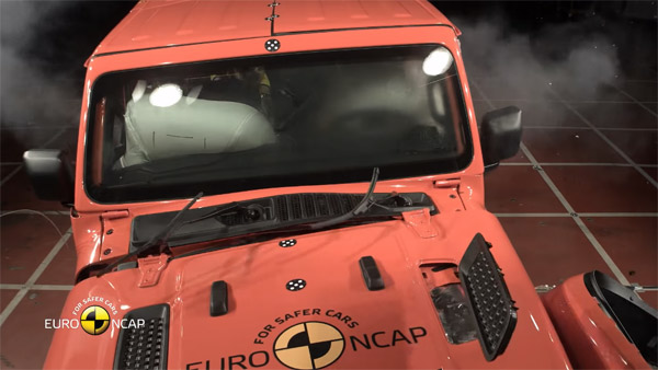 ജീപ്പിന് ഇതെന്തു പറ്റി? ക്രാഷ് ടെസ്റ്റില്‍ പരാജയപ്പെട്ട് പുത്തന്‍ റാംഗ്ലര്‍