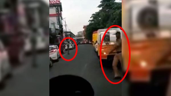 കൊടുക്കാം നല്ലൊരു സല്യൂട്ട് ഈ പോലീസുകാരന് — വീഡിയോ