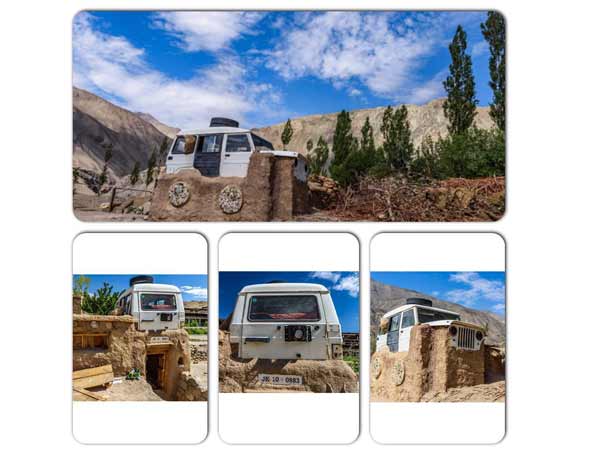 വീടിന് മേല്‍ക്കൂരയായി സാക്ഷാല്‍ ജീപ്പ്, അമ്പരന്ന് ആനന്ദ് മഹീന്ദ്ര