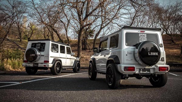 സുസുക്കി ജിമ്‌നിക്കും കഴിയും മെര്‍സിഡീസ് ജി-ക്ലാസാവാന്‍