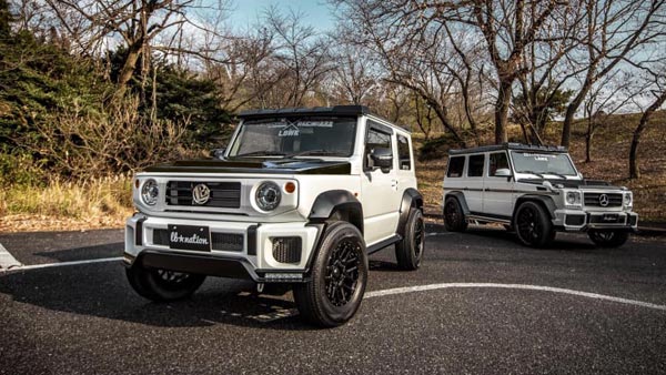 സുസുക്കി ജിമ്‌നിക്കും കഴിയും മെര്‍സിഡീസ് ജി-ക്ലാസാവാന്‍