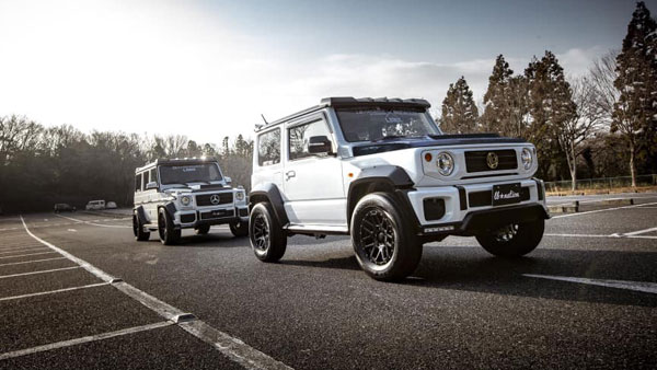 സുസുക്കി ജിമ്‌നിക്കും കഴിയും മെര്‍സിഡീസ് ജി-ക്ലാസാവാന്‍