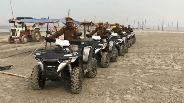 കുംഭമേളയില്‍ പൊലീസിന് കൂട്ടായി എടിവികള്‍