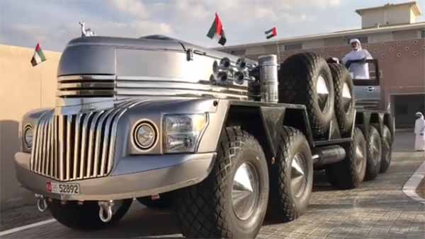 പത്തു ടയറുകളുമായി ഒരു ഭീമാകരൻ എസ്‌യുവി